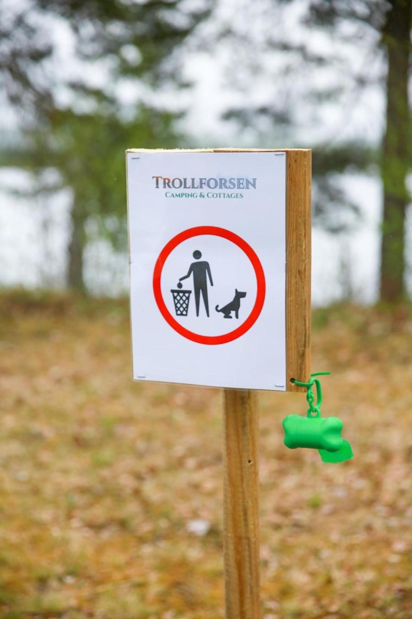 Trollforsen Camping & Cottages Gargnäs Kültér fotó